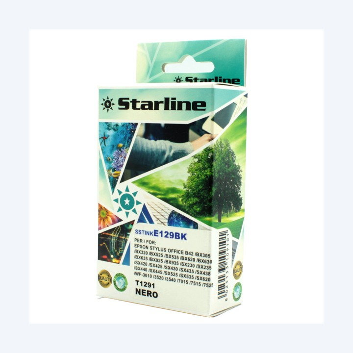 Starline Cartuccia ink per Epson Nero — SSTINKE129BK | Ecotempo