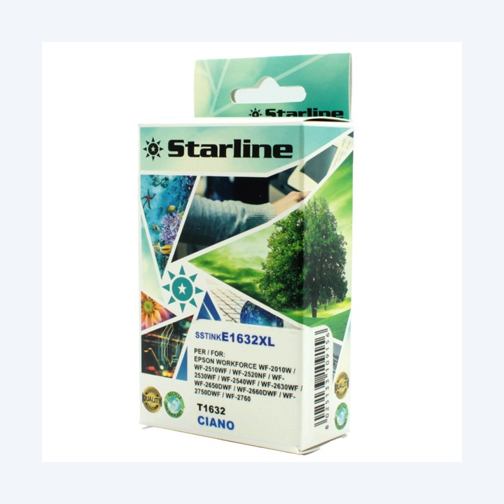 Starline Cartuccia ink per Epson Ciano — SSTINKE1632XL | Ecotempo