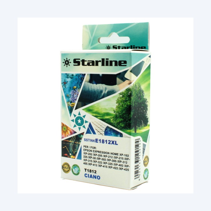 Starline Cartuccia ink per Epson Ciano — SSTINKE1812XL | Ecotempo