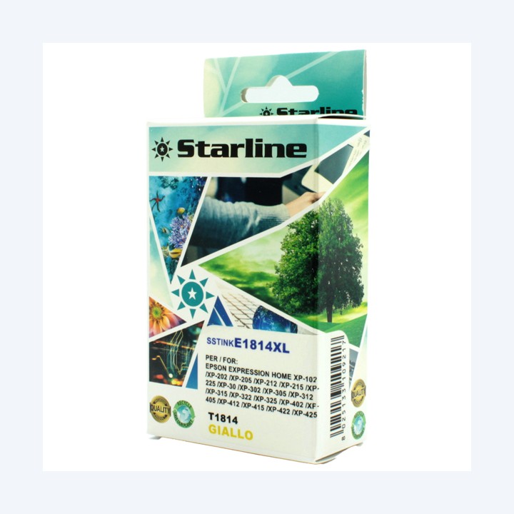 Starline Cartuccia ink per Epson Giallo — SSTINKE1814XL | Ecotempo