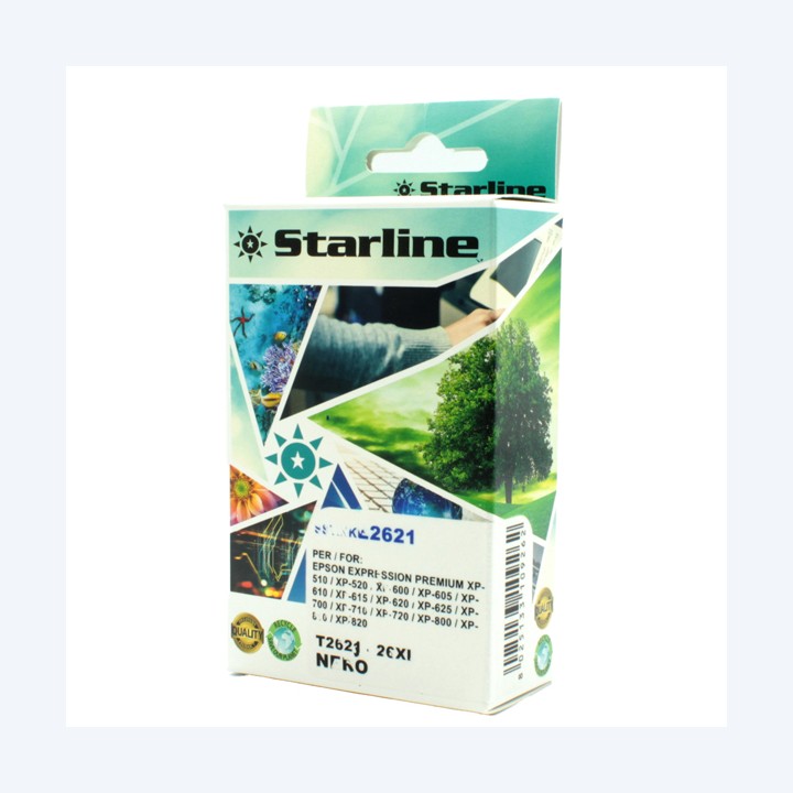 Starline Cartuccia ink per Epson Nero — SSTINKE2621 | Ecotempo