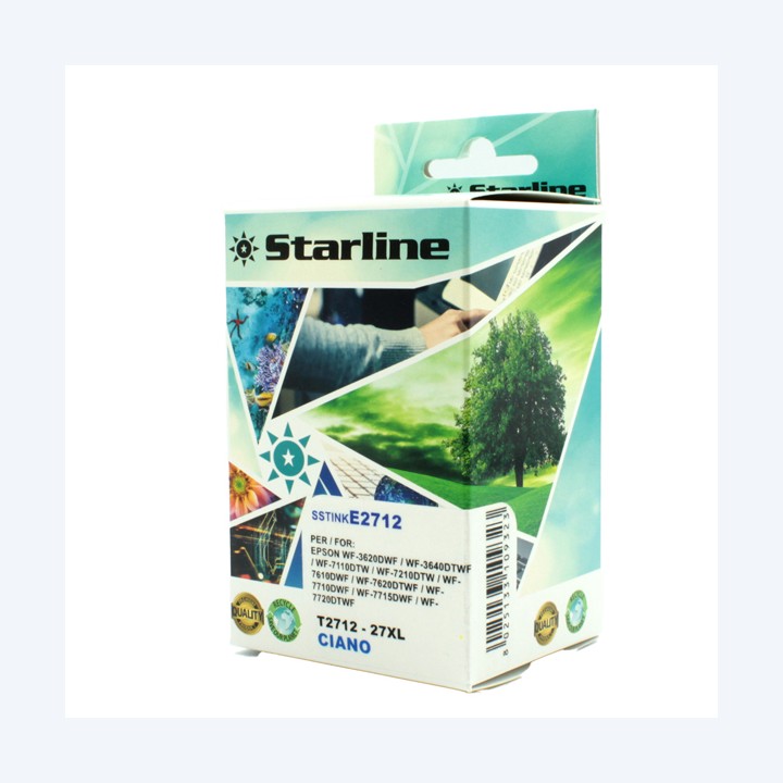 Starline Cartuccia ink per Epson Ciano — SSTINKE2712 | Ecotempo
