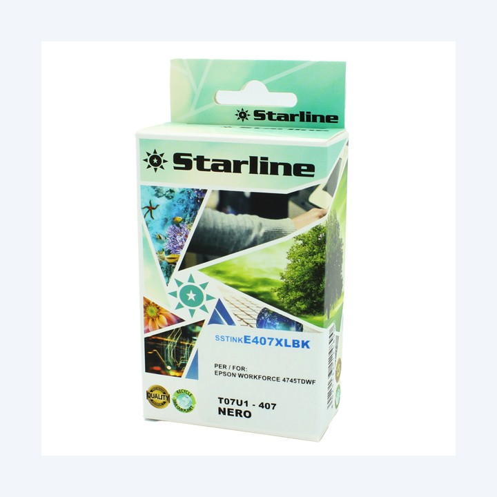 Starline Cartuccia Ink compatbile per — SSTINKE407XLBK | Ecotempo