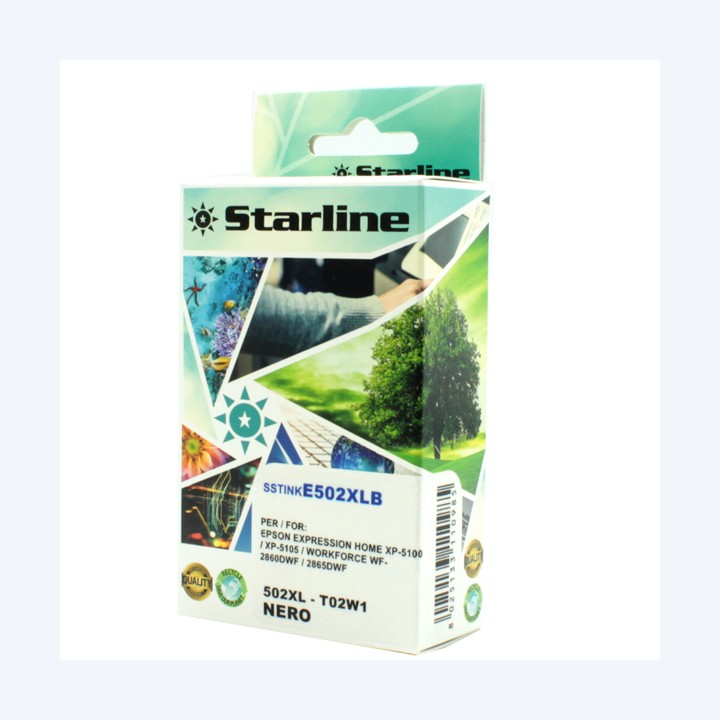 Starline Cartuccia Ink per Epson Nero — SSTINKE502XLB | Ecotempo