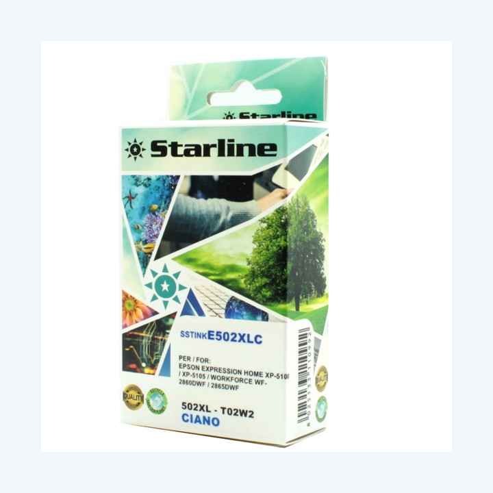 Starline Cartuccia Ink per Epson Ciano — SSTINKE502XLC | Ecotempo