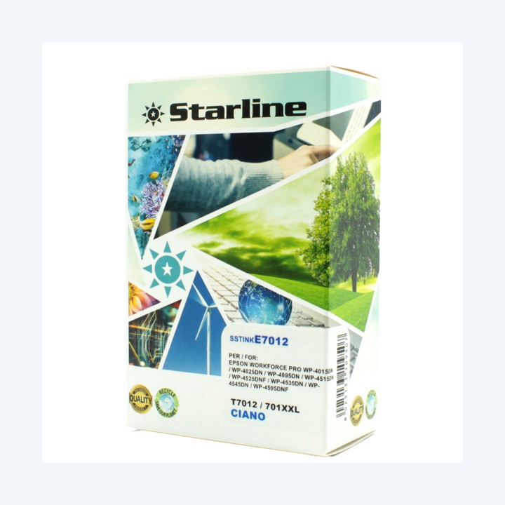 Starline Cartuccia ink per Epson Ciano — SSTINKE7012 | Ecotempo