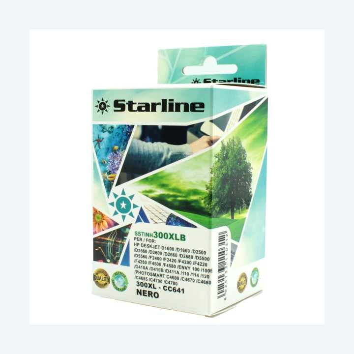 Starline Cartuccia ink Compatibile per HP 300XL Nero | Ecotempo