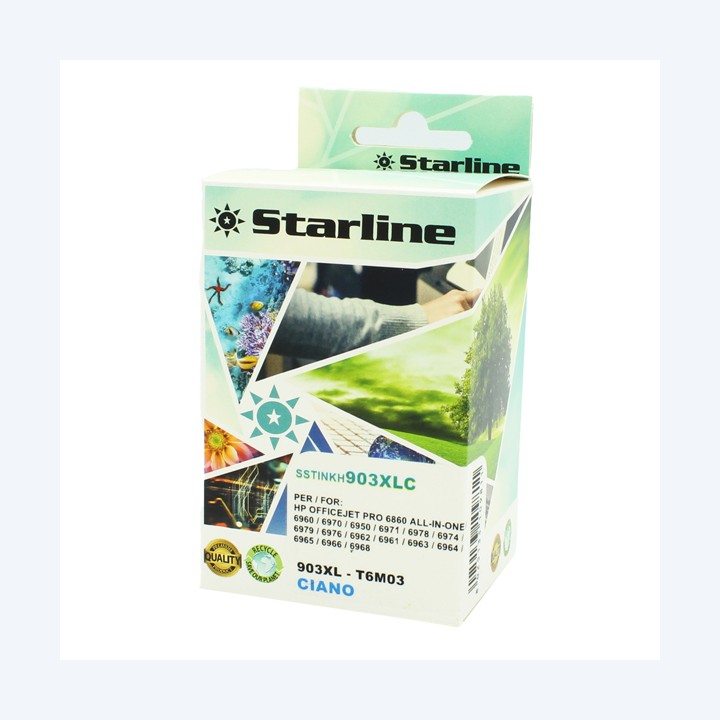Starline Cartuccia ink Compatibile per HP 903XL -Ciano | Ecotempo