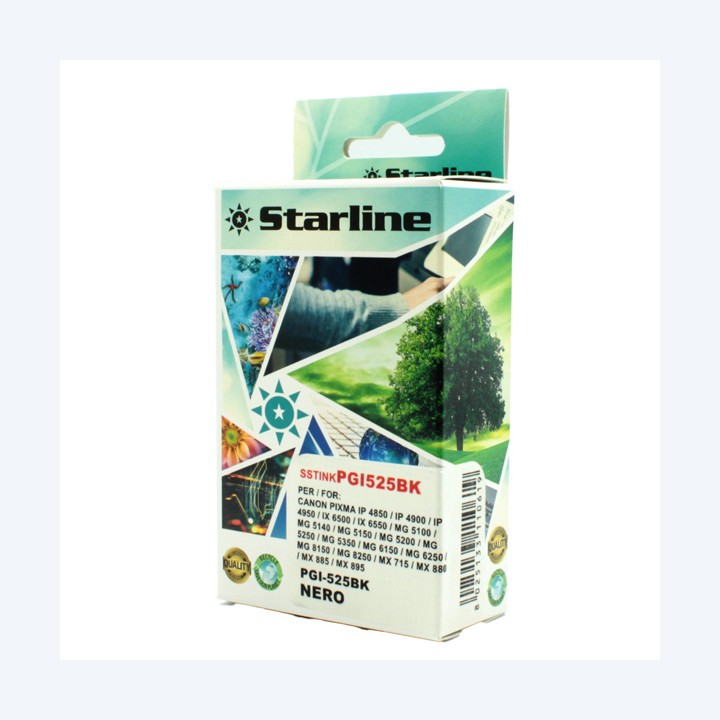 Starline Cartuccia ink per Canon Nero PG 525BK 19,4ml | Ecotempo
