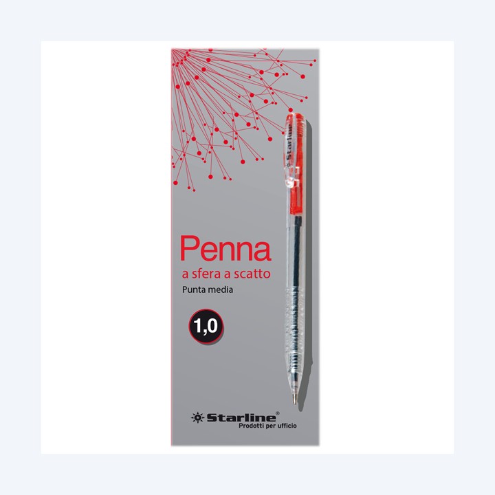 Penna a sfera a scatto punta 1,0mm — STL1007 | Ecotempo
