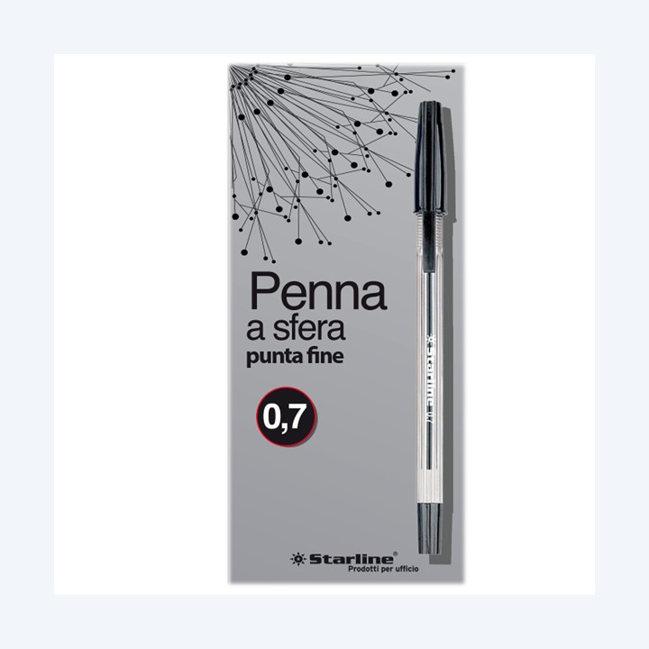 Penna a sfera con cappuccio punta fine — STL1105 | Ecotempo