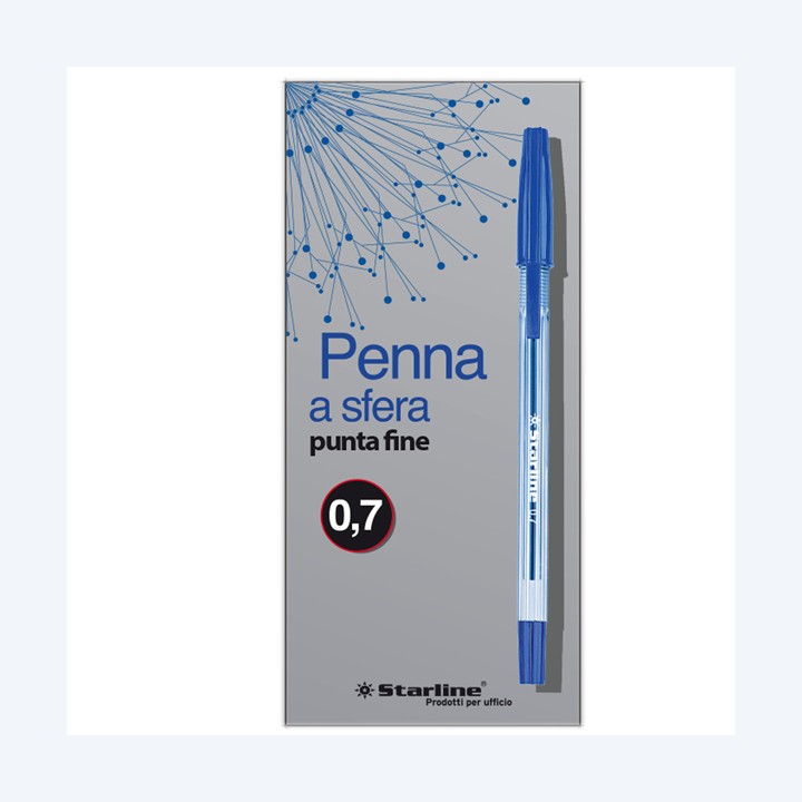 Penna a sfera con cappuccio punta fine — STL1107 | Ecotempo