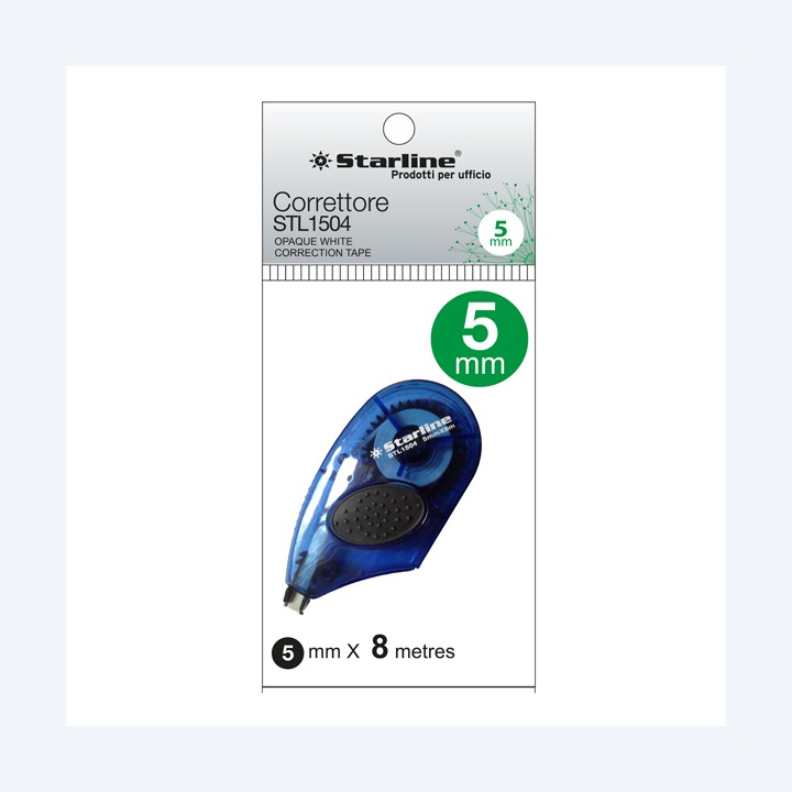 Correttore a nastro 5mm x 8mt Starline | Ecotempo