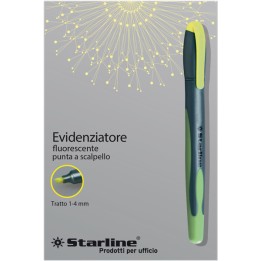 Evidenziatore a penna punta scalpello — STL1638 | Ecotempo