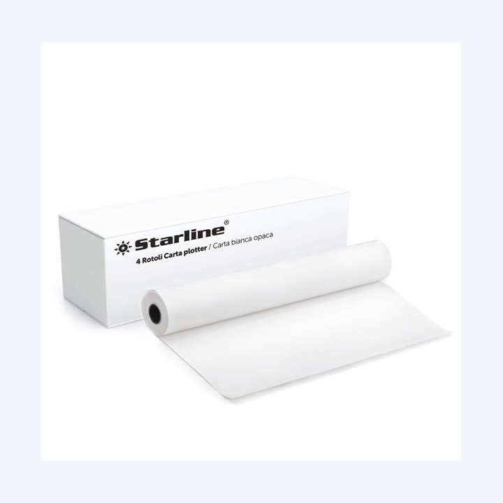 Carta plotter 625 mm x 50 mt 90 gr — STL2535 | Ecotempo