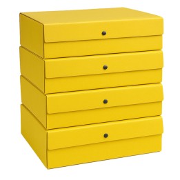 Scatola progetto dorso 10 cm giallo Starline | Ecotempo
