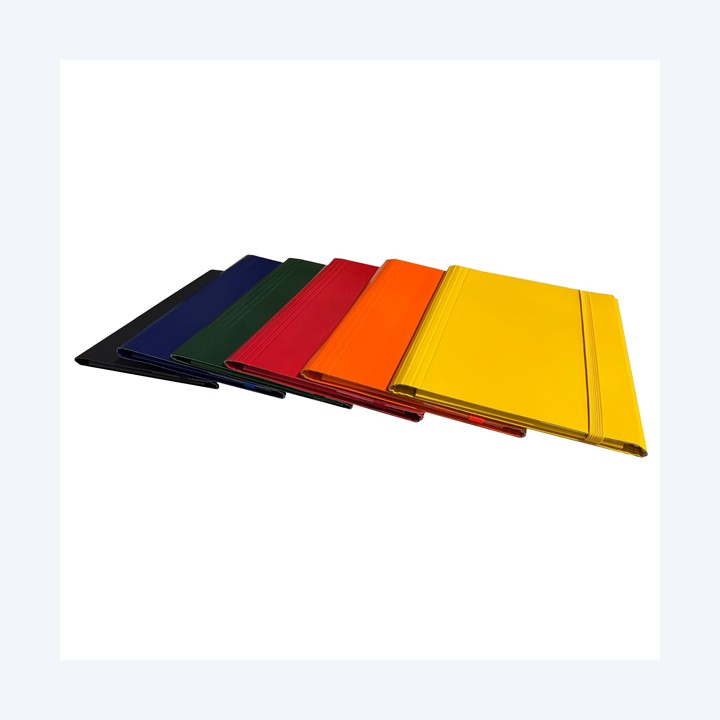 Cartella 3 lembi con elastico piatto A4 — STL5400 | Ecotempo