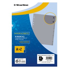 Divisori alfabetici 20 tacche A4 Maxi — STL5503 | Ecotempo