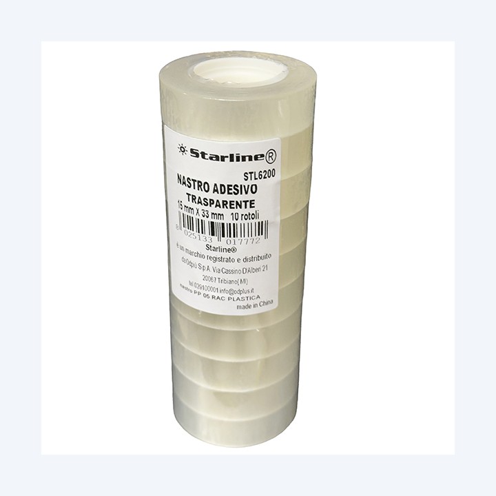Nastro adesivo 15 mm x 33 m PP — STL6200 | Ecotempo