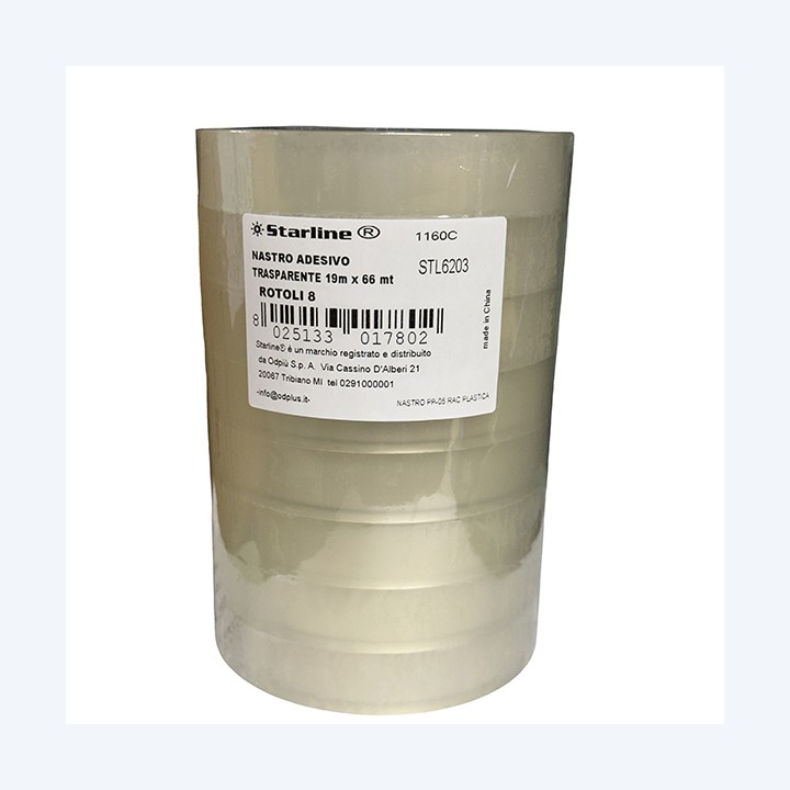 Nastro adesivo 19 mm x 66 m PP — STL6203 | Ecotempo