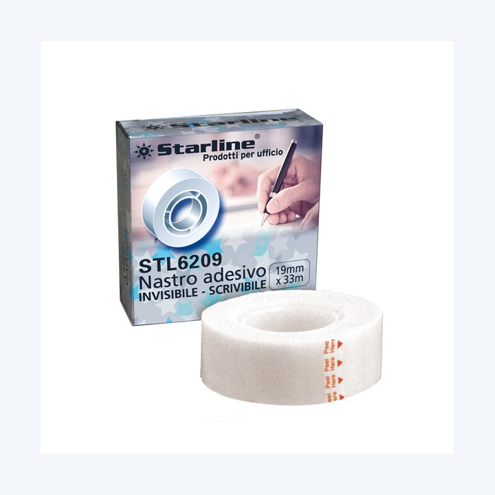 Nastro adesivo scrivibile 19 mm x 33 m — STL6209 | Ecotempo