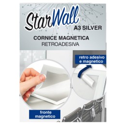 Cornice magnetica retroadesiva Starwall — STL6432 | Ecotempo
