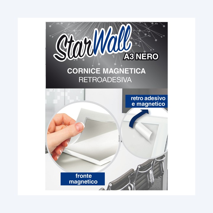 Cornice magnetica retroadesiva Starwall — STL6433 | Ecotempo