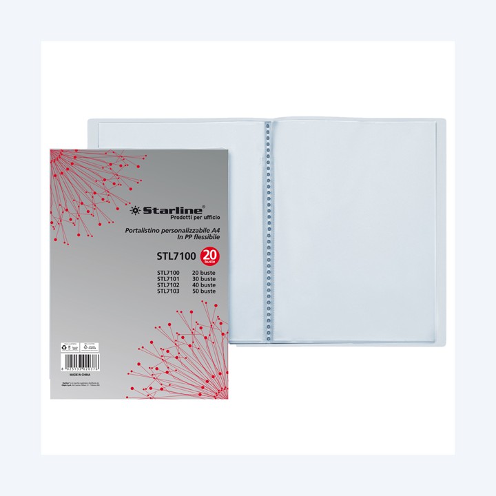 Portalistini personalizzabile PP 22 x — STL7100 | Ecotempo