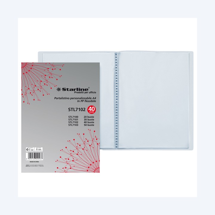 Portalistini personalizzabile PP 22 x — STL7102 | Ecotempo