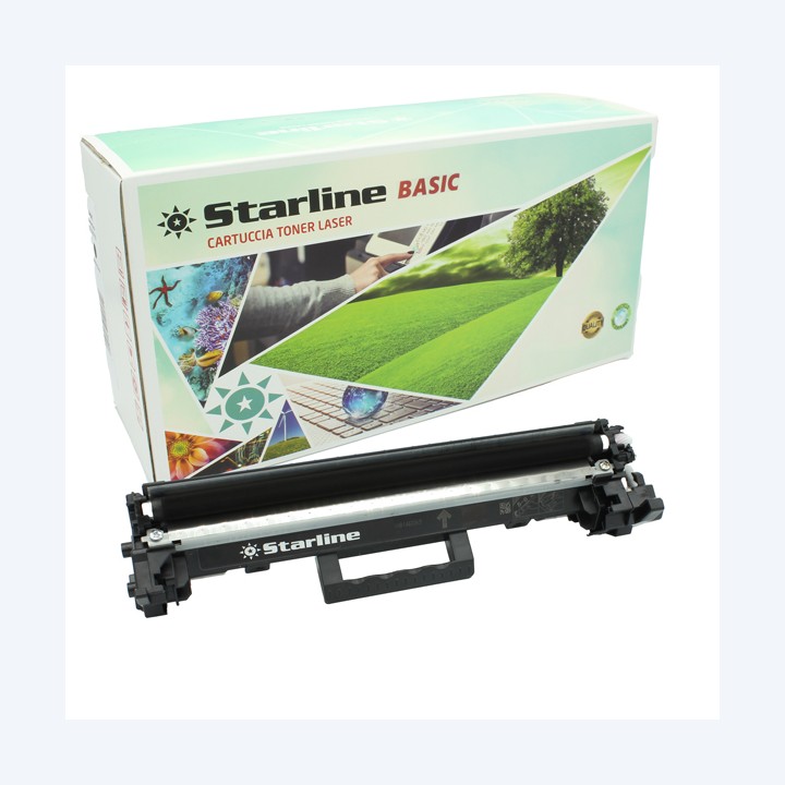 Starline Toner Compatibile per HP 17A Nero 1.600 pag | Ecotempo