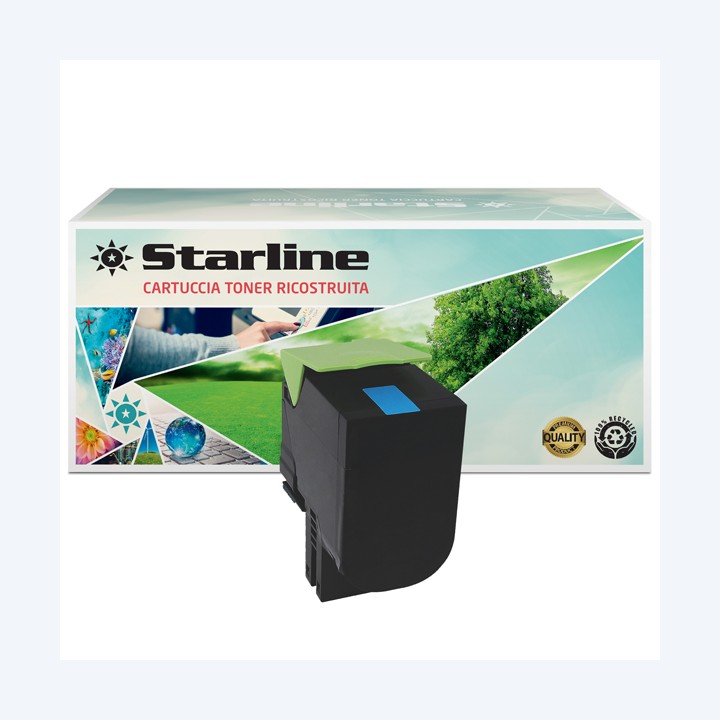 Starline Toner Ricostruito per Lexmark — STLLELCS410C | Ecotempo