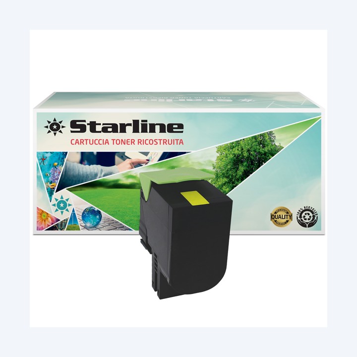 Starline Toner Ricostruito per Lexmark — STLLELCS410Y | Ecotempo