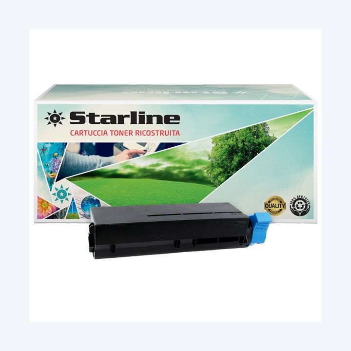 Starline Toner ricostruito per Oki Nero — STLOB412 | Ecotempo