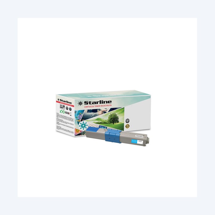Starline Toner Ricostruito per Oki — STLOC300C | Ecotempo
