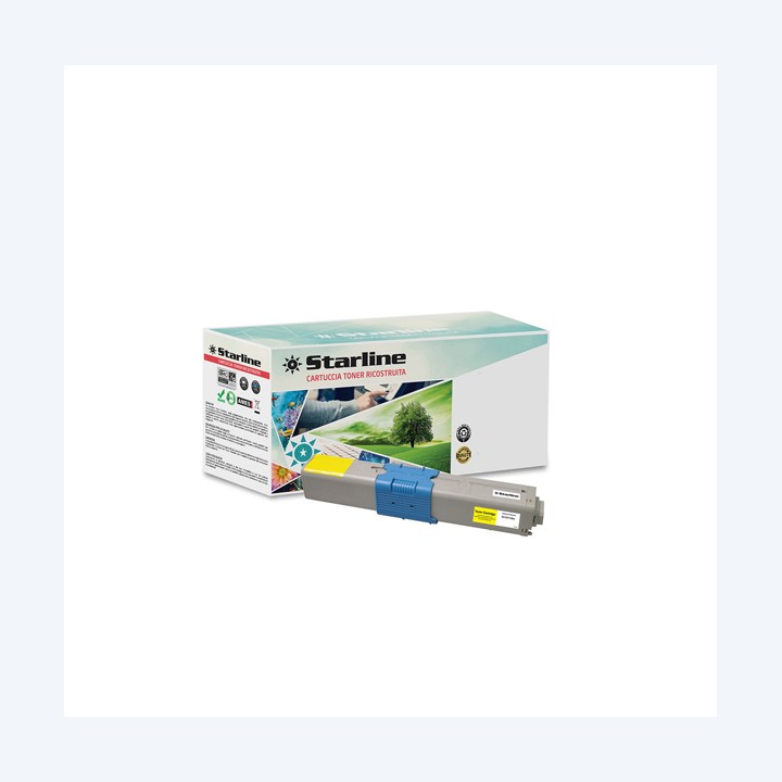 Starline Toner Ricostruito per Oki — STLOC300Y | Ecotempo