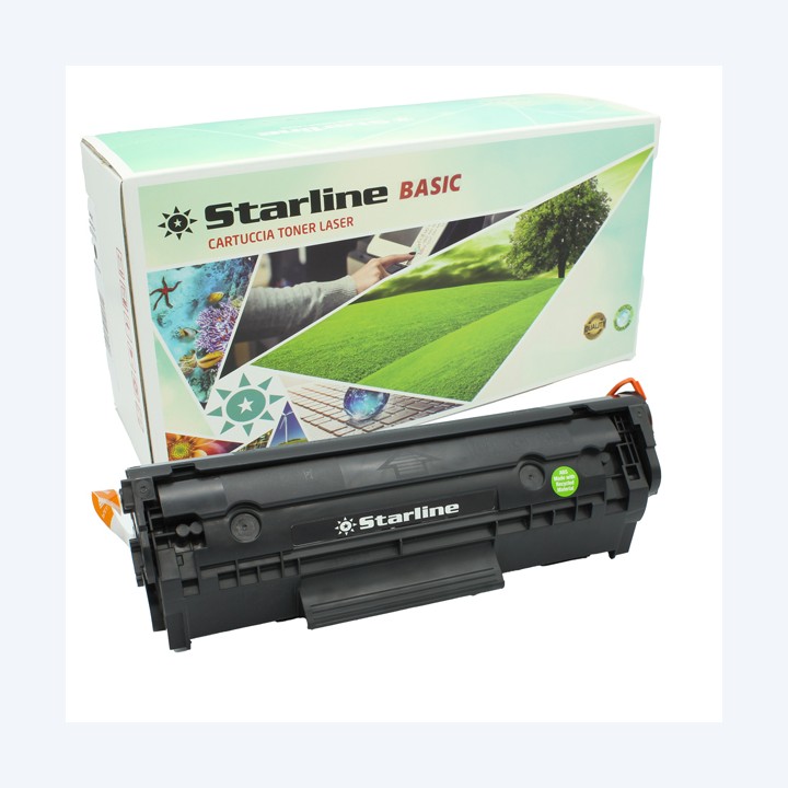 Starline Toner Compatibile per HP 12A Nero 2.500 pag | Ecotempo