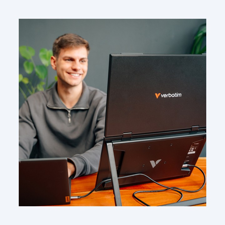 Monitor portatile 15.6"- dual LIGHT Verbatim | Ecotempo