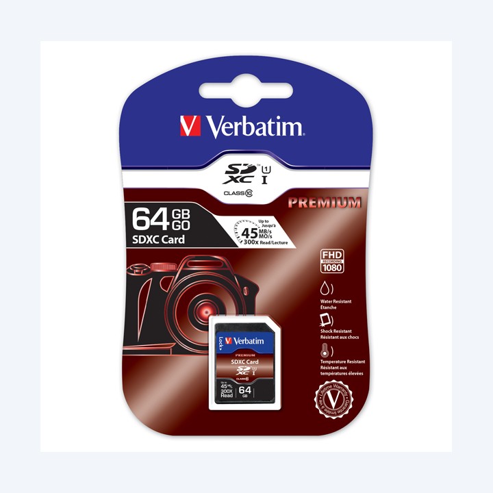 Verbatim Scheda SDHC XC Class UH S-1 44024 64GB | Ecotempo