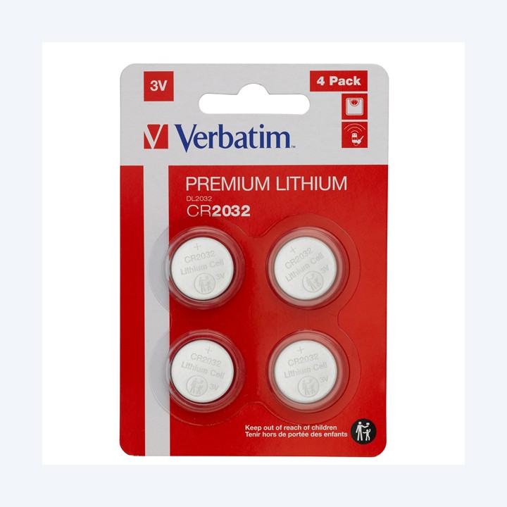 Micropile CR2032 3V a pastiglia litio — VERB49533 | Ecotempo