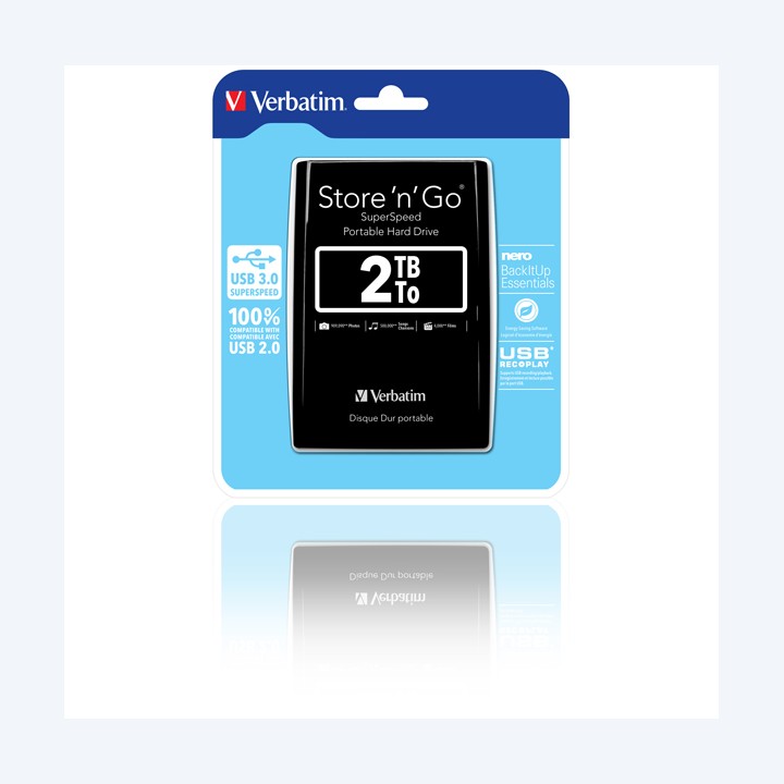 Verbatim Hard disk portatile Store — VERB53177 | Ecotempo