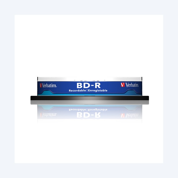 Verbatim Scatola 10 DVD Blu Ray BD-R SL — VERBDVDBD-R25S | Ecotempo