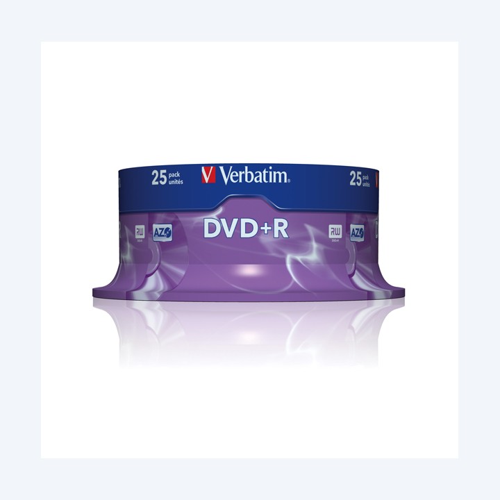 Verbatim Scatola 25 DVD+R serigrafato 43500 4,7GB | Ecotempo