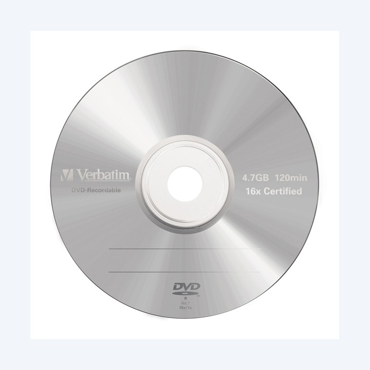 Verbatim Scatola 5 DVD-R Jewel case — VERBDVD-R4716X | Ecotempo