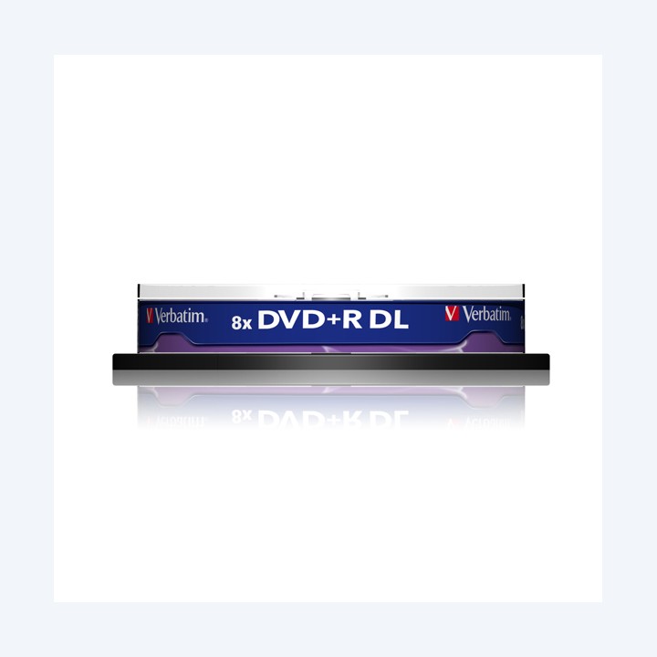 Verbatim Scatola 10 DVD+R Dual Layer — VERBDVDR858XS | Ecotempo