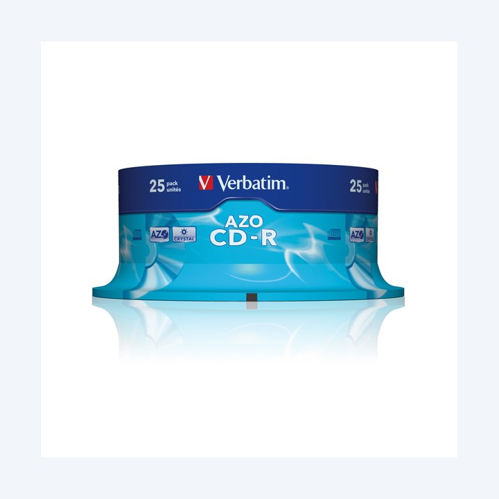 Verbatim Scatola 25 CD-R DataLife Plus — VERCD70048S25K | Ecotempo