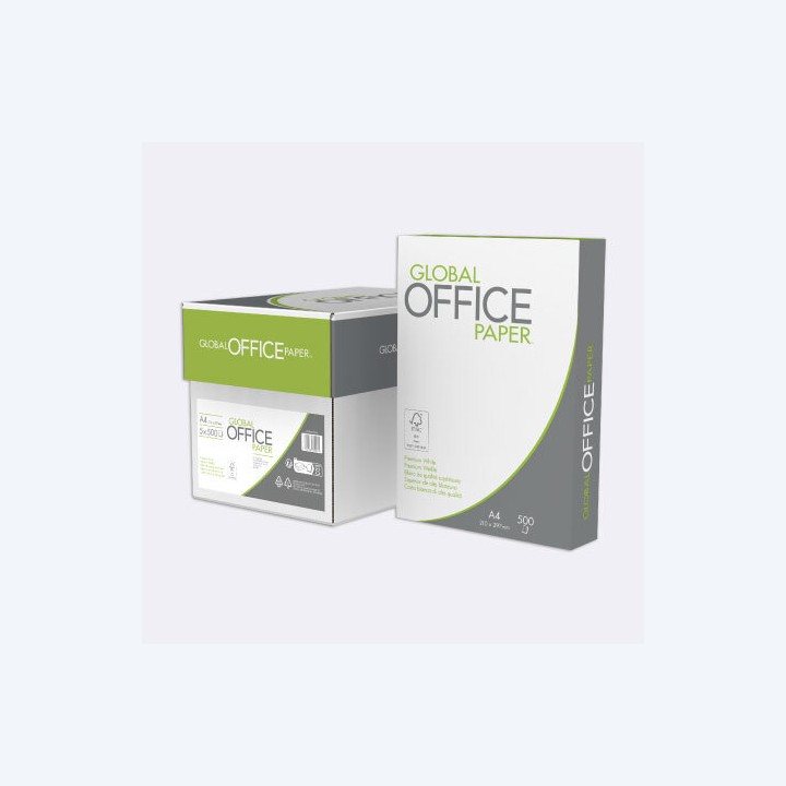 Carta fotocopie multifunzione - A4 - bianco - Global Office Paper - conf. 500 fogli