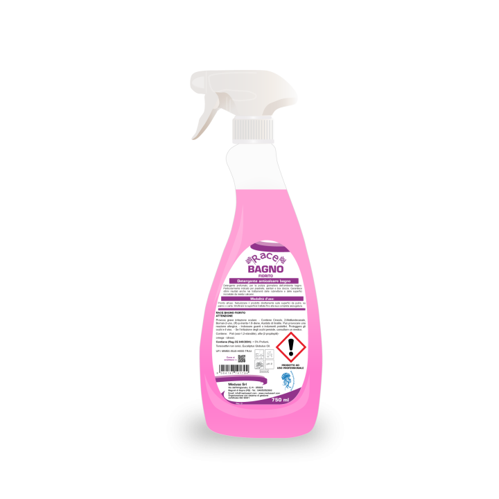 Detergente anticalcare bagno RACE Bagno - spray 750 ml - Medusa