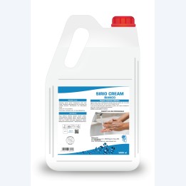 Sapone lavamani Sirio Cream Bianco - tanica 5 litri - Medusa